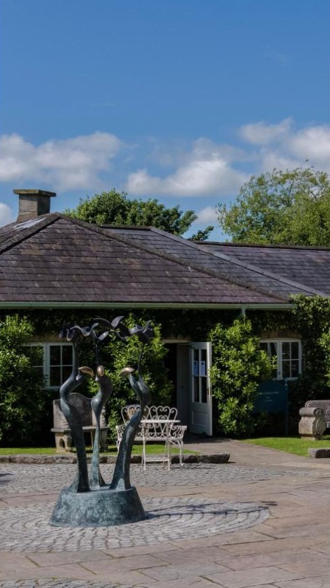 Cliff at Lyons - Restored village courtyard